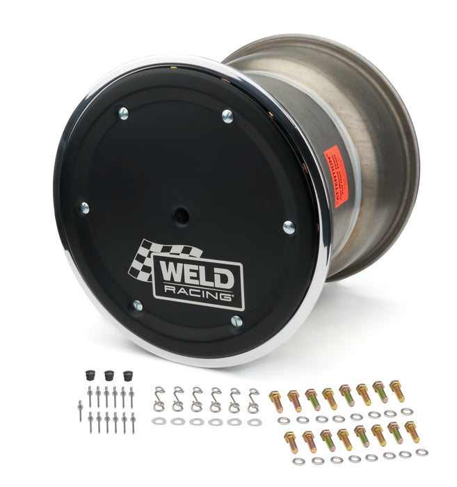 Weld Racing WEL559-5456BC-6 15x14 Wide 5 XL 6in BS Bead-Loc 11.9lbs w/Cvr