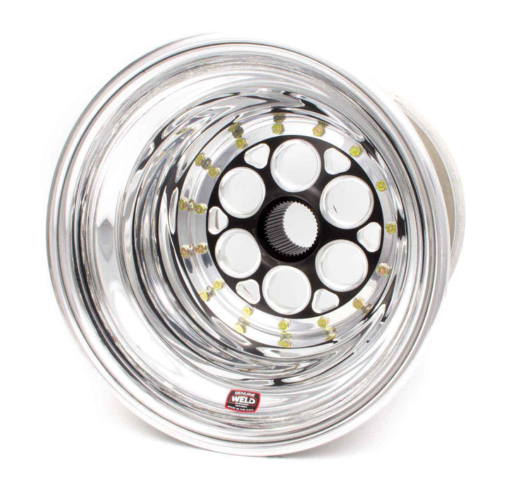 Weld Racing WEL735B-51536 15x15 6in BS Inner Bead Lock Black Center