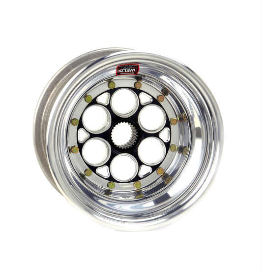 Weld Racing WEL735B-51546 15x15 Blk Magnum Sprint Wheel 6in BS - DB