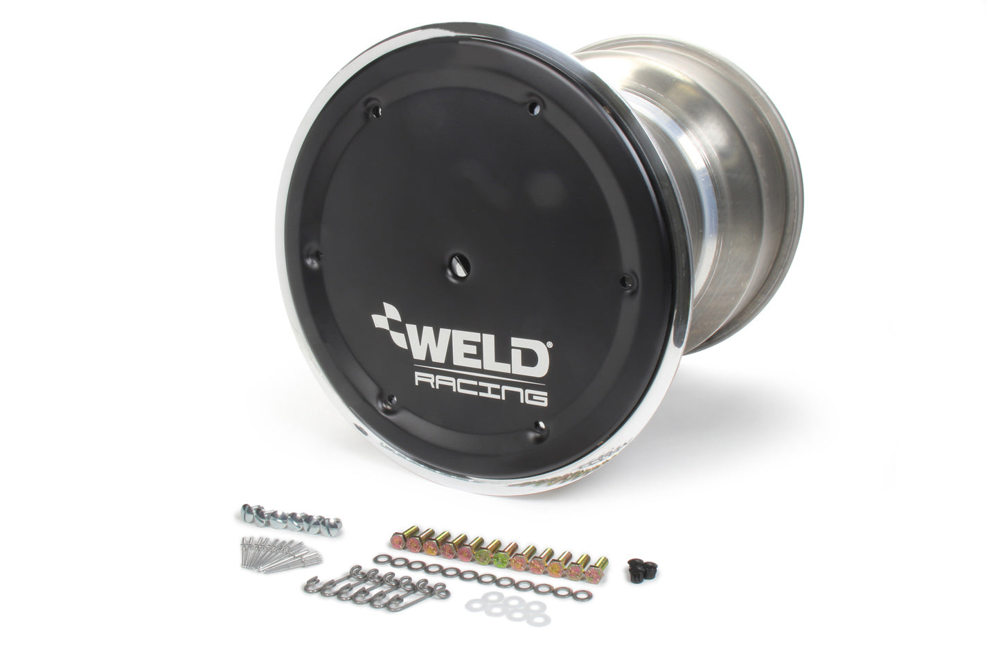 Weld Racing WEL735B-51754BC-6 15x17 42 Spline 4in BS Bead-Loc w/Cover