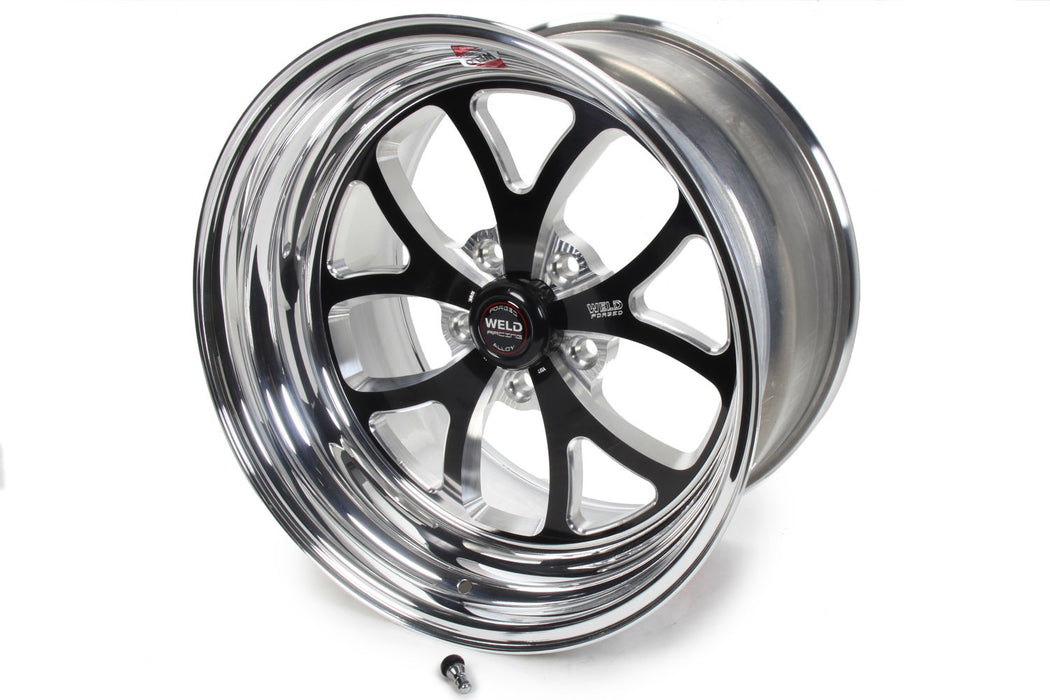 Weld Racing WEL76LB8105B57A 18x10.5 RT-S S76 Wheel 5x475 BC 5.7in BS Black