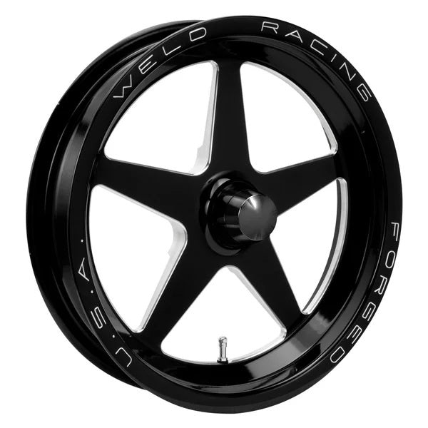 Weld Racing WEL788C-15001-B 15x3.5 Aluma Star 2.0 Strange Spndle Mnt Blk