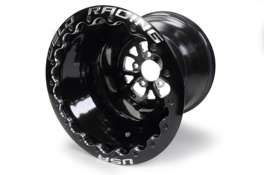 Weld Racing WEL84B-616B278UB V-Series Drag Wheel Blk 16x16 5x4.75 4.0 BS