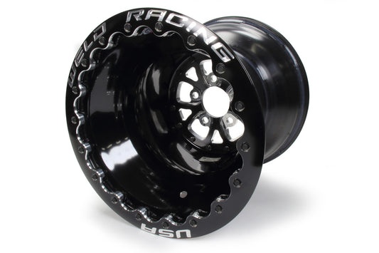 Weld Racing WEL84B-616B280UB V-Series Drag Wheel Blk 16x16 5x4.75 5.0 BS