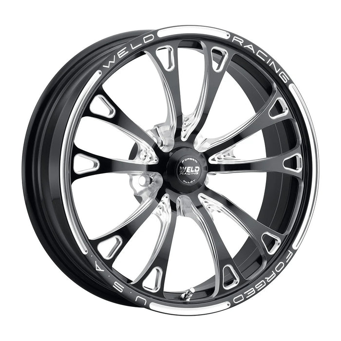 Weld Racing WEL84C-15000NB-B 15x3.5 V-Series Wheel 1-Pc Anglia Spindle Mnt