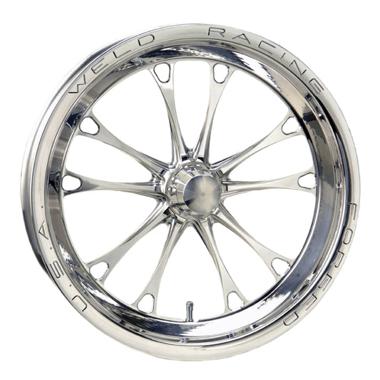 Weld Racing WEL84P-17000 V-Series Frnt Drag Wheel 1-PC 17x2.25 Polished