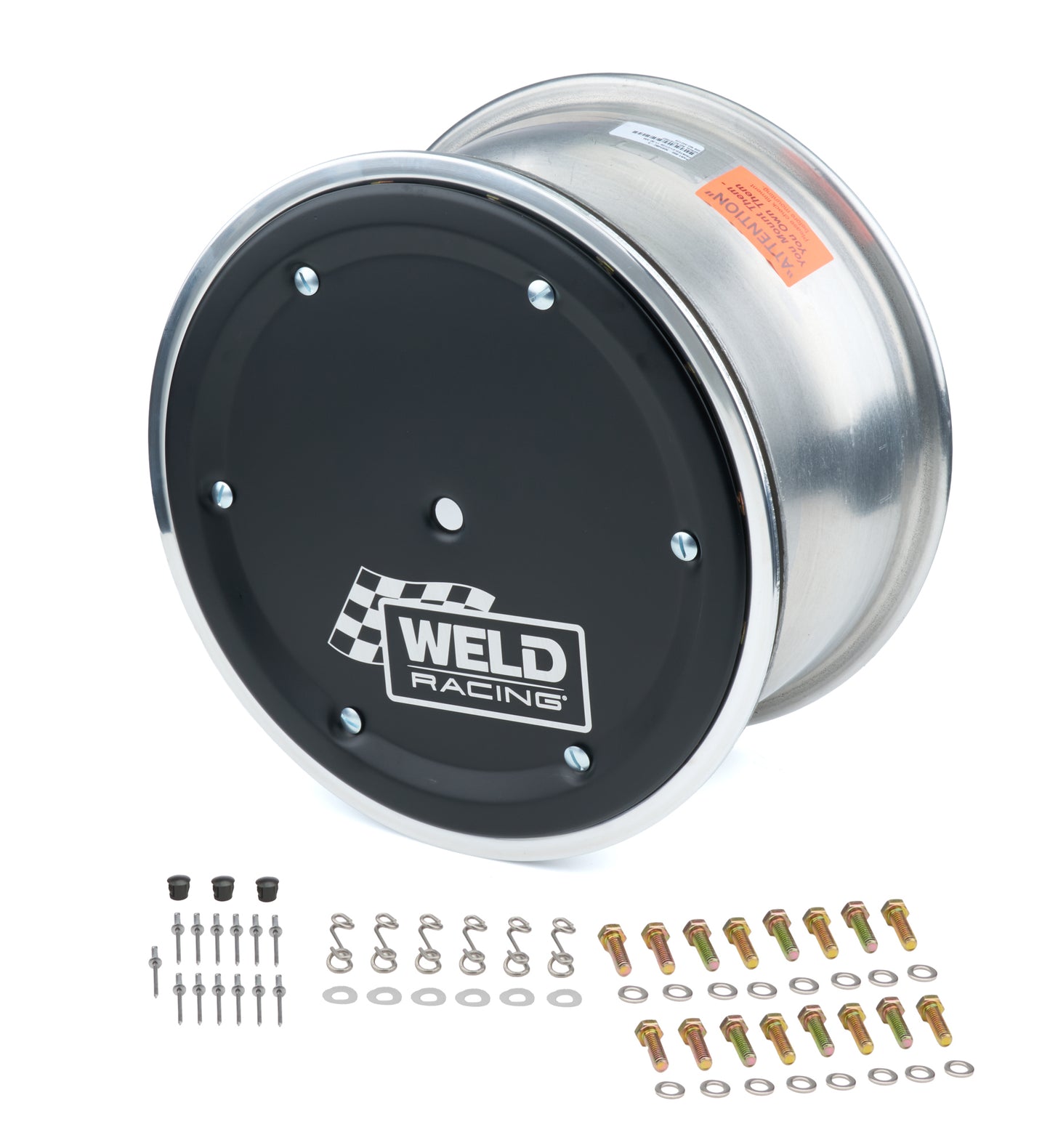 Weld Racing WEL860-50854BC-6 15x8 Wheel Direct Mount 4in BS Bead-Loc w/Cover