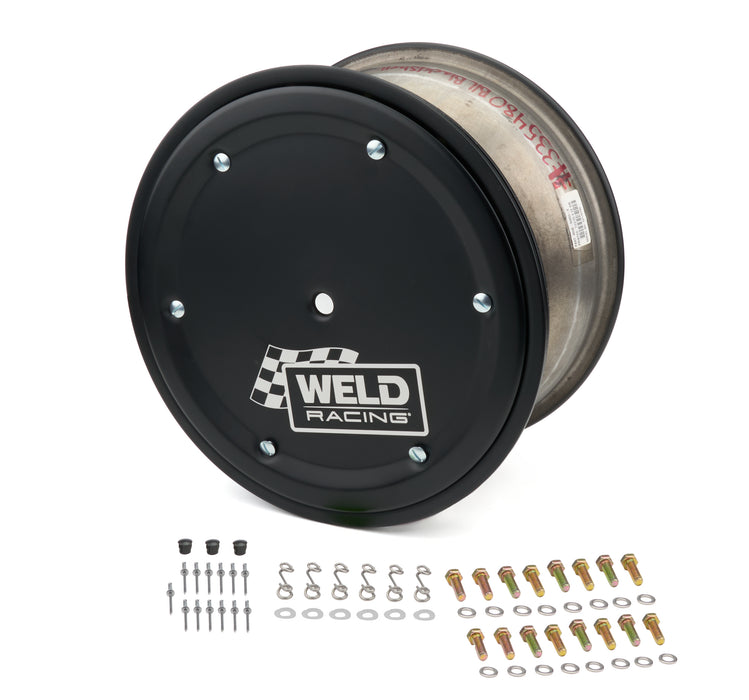 Weld Racing WEL860B-50853-6 15x8 Wheel Direct Mount 3in BS Bead-Loc w/Cover