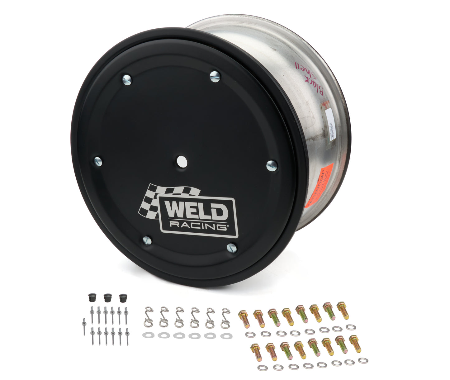 Weld Racing WEL860B-50854-6 15x8 Wheel Direct Mount 4in BS Bead-Loc w/Cover