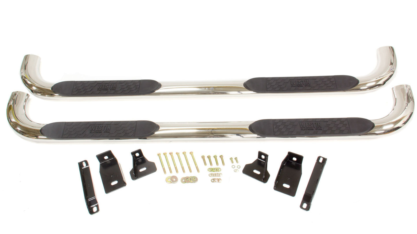 Westin WES21-1950 01-06 GM Full Size Crew Cab Oval Step Bar Polish
