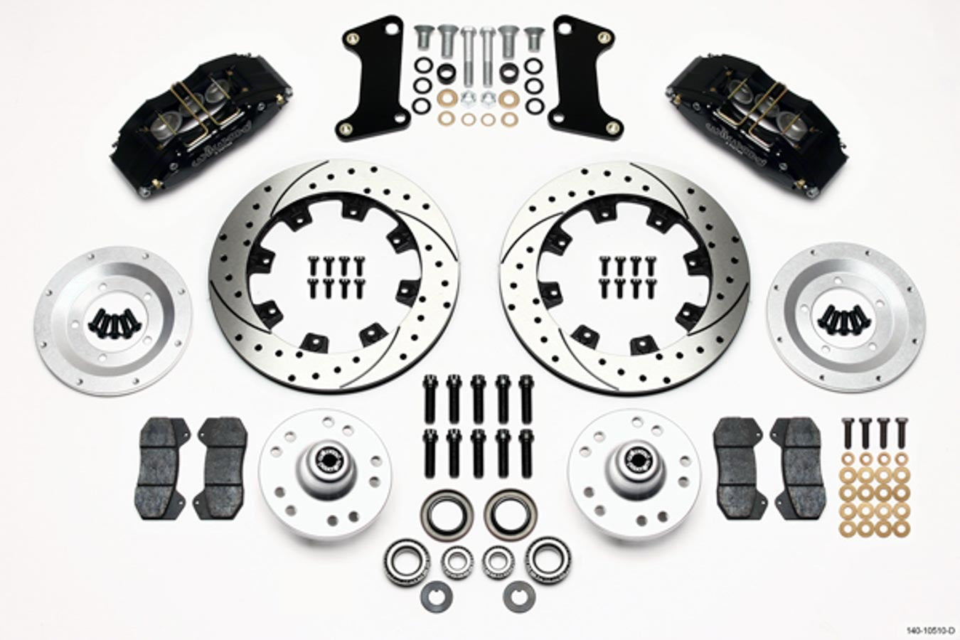 Wilwood WIL140-10510-D Front Disc Brake Kit 67-69 Camaro 12.19 Rotor