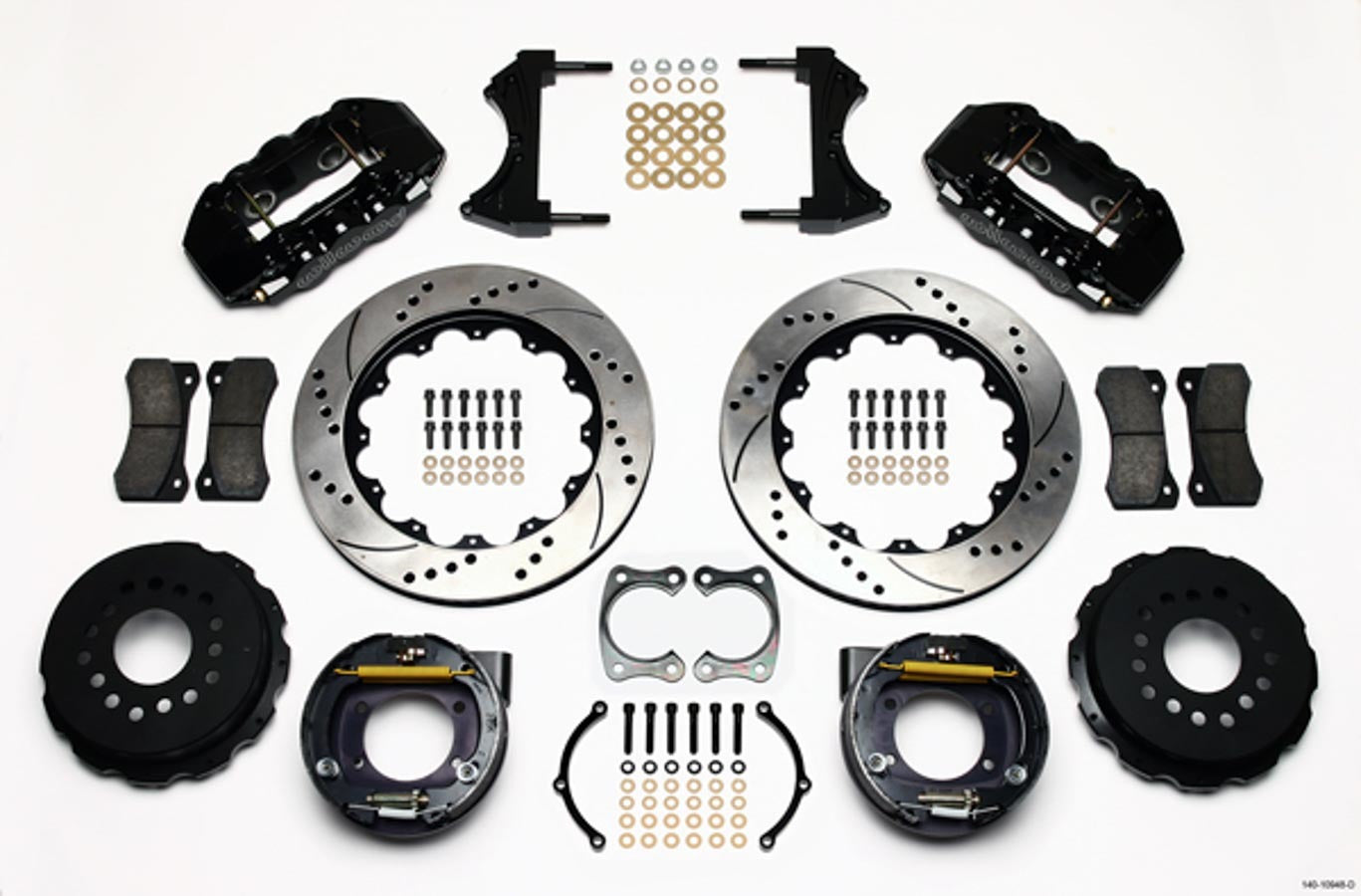 Wilwood WIL140-10948-D Brake Kit Rear Big Ford New 2.50in Offset