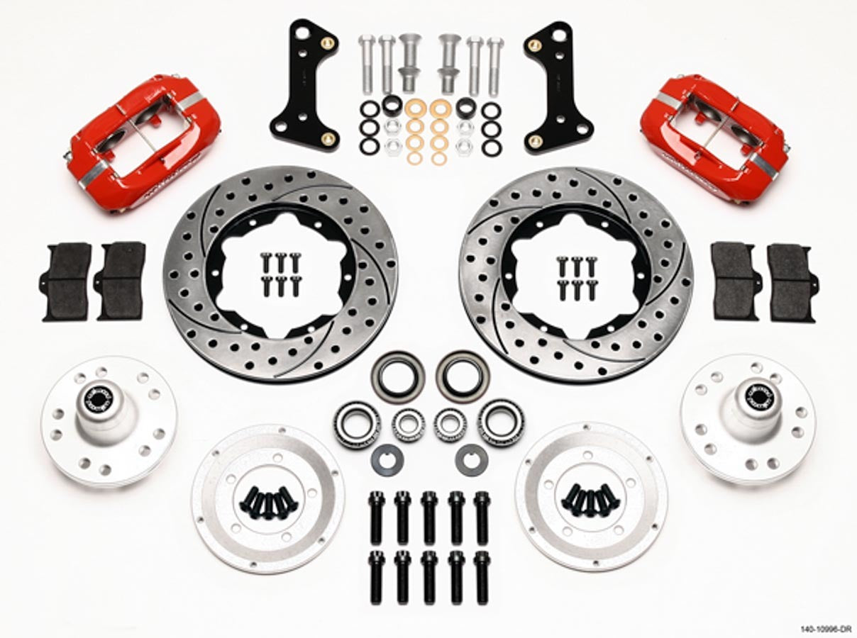 Wilwood WIL140-10996-DR HD Front Brake Kit 67-72 Camaro/Nova Drilled