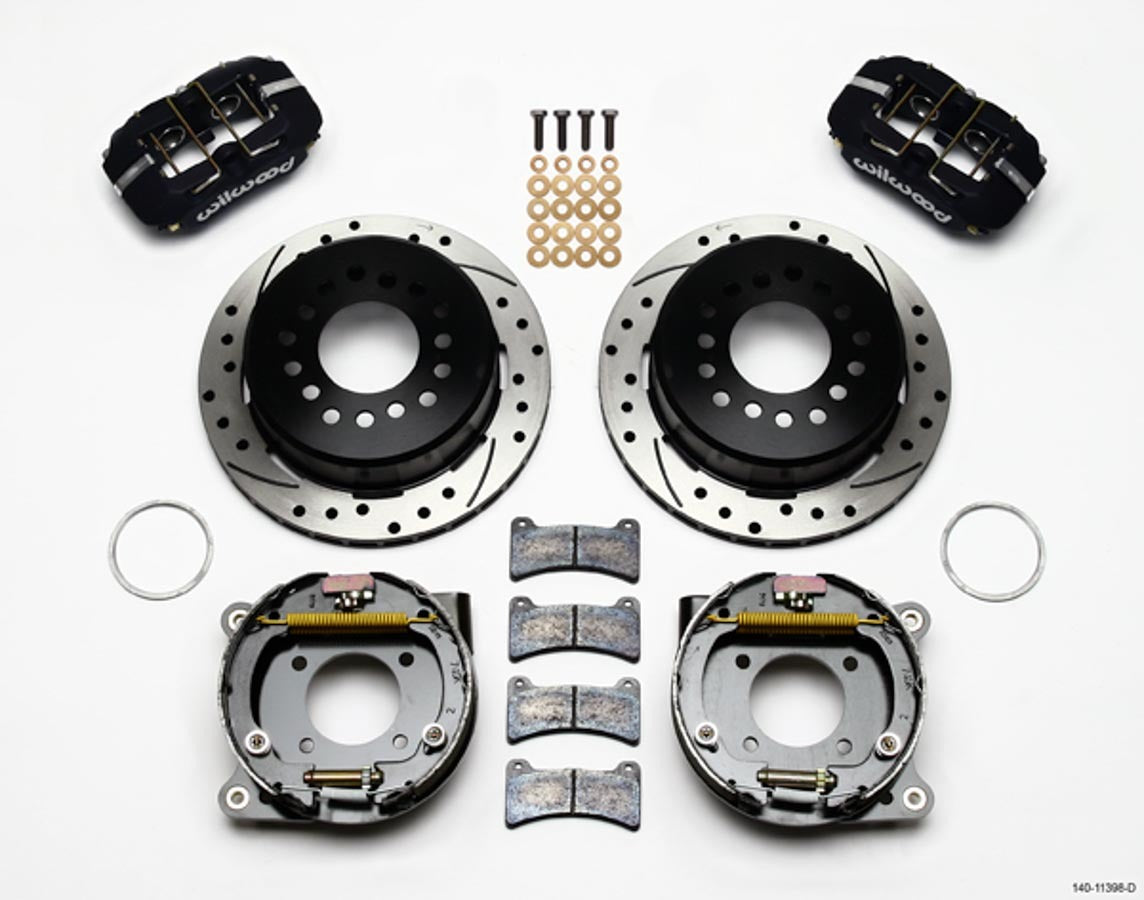 Wilwood WIL140-11398-D Rear Disc Brake Kit 12- Bolt Chevy w/Parking Brk