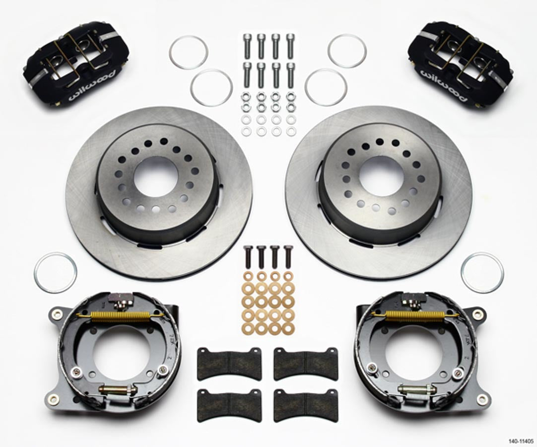 Wilwood WIL140-11405 Disc Brake Kit Rear 55- 57 Chevy 2.34in Offset