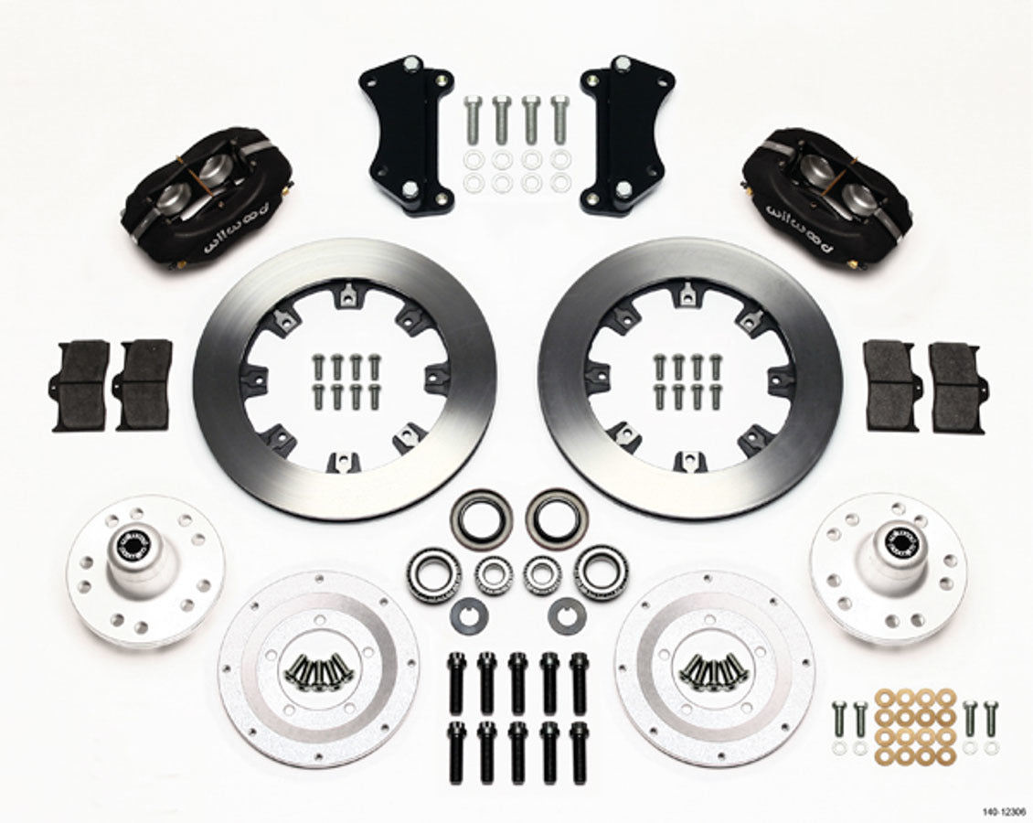 Wilwood WIL140-12306 Front Brake Kit Heidts / Ridetch Drop Spindle