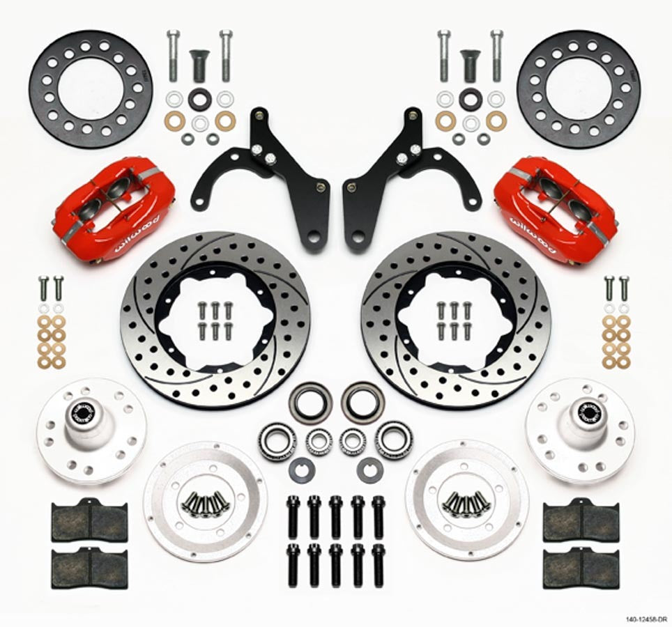 Wilwood WIL140-12458-DR Front Disc Brake Kit 59-64 Impa;la Corvette