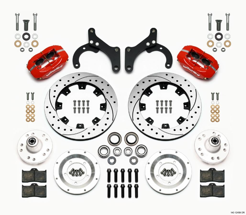 Wilwood WIL140-12459-DR Front Disc Brake Kit 63- 64 Vette 12.19in
