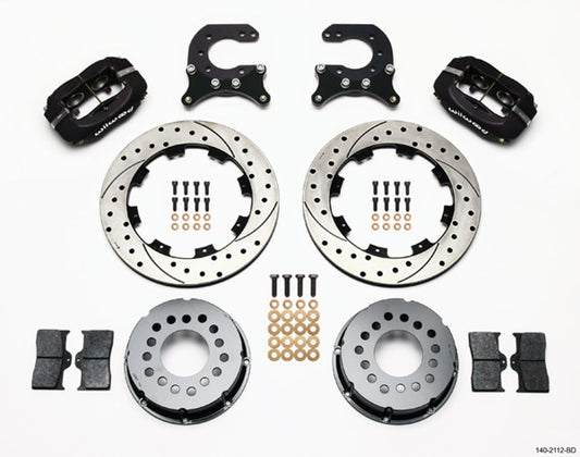 Wilwood WIL140-2112-BD Disc Brake Kit 12 Bolt Chevy