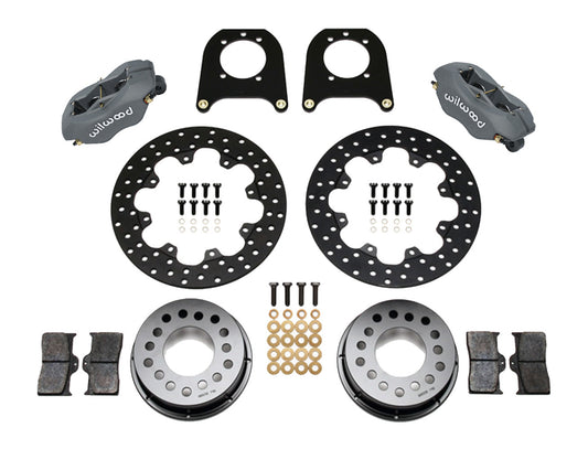 Wilwood WIL140-4545-BD Rear Drag Kit 12 Bolt Chevy w/C-Clip Elim.