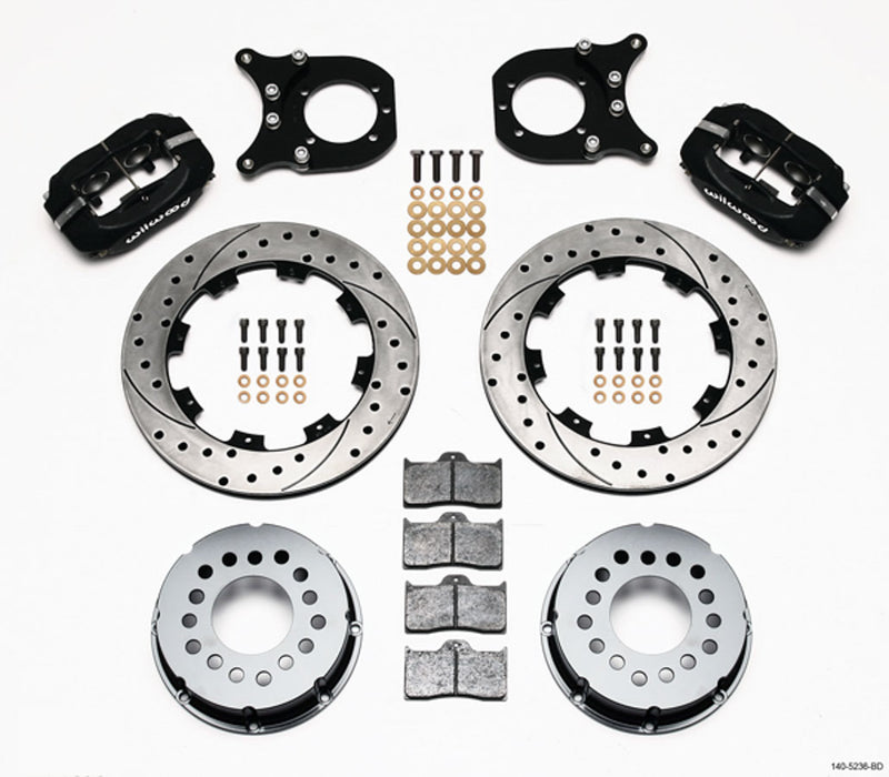 Wilwood WIL140-5236-BD P/S Rear Disc Kit Chevy 12 Bolt
