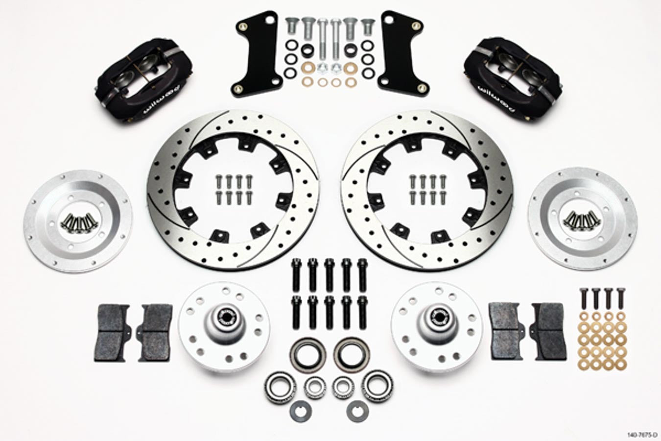 Wilwood WIL140-7675-D BB Front Kit 67-72 Camaro Nova