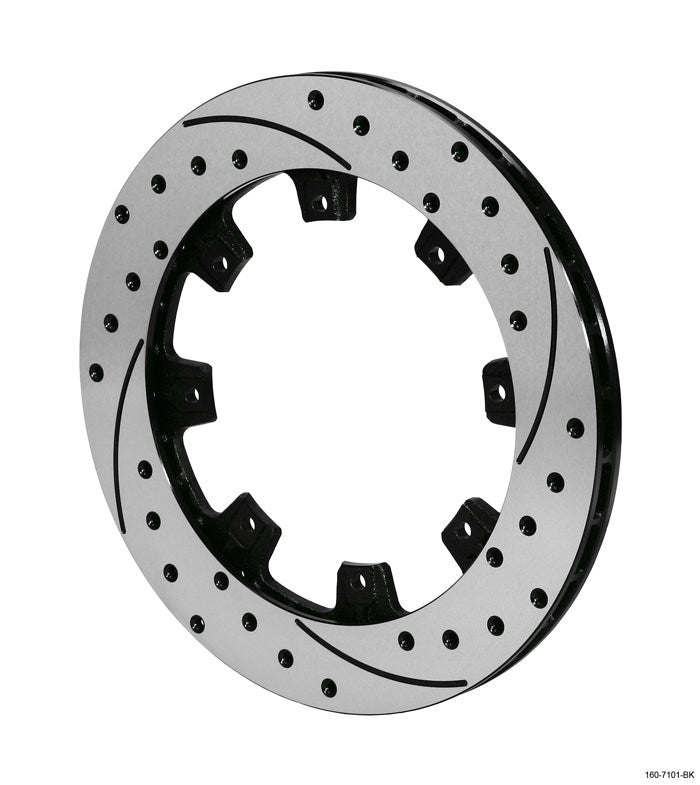 Wilwood WIL160-7104-BK Rotor 8bt x 7in .810in x 12.19in L/H SRP Black