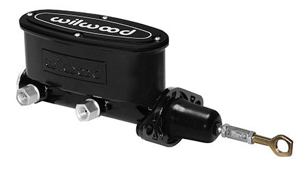 Wilwood WIL260-14157-BK Master Cylinder Tandem 15/16in Bore Blkw/Rod