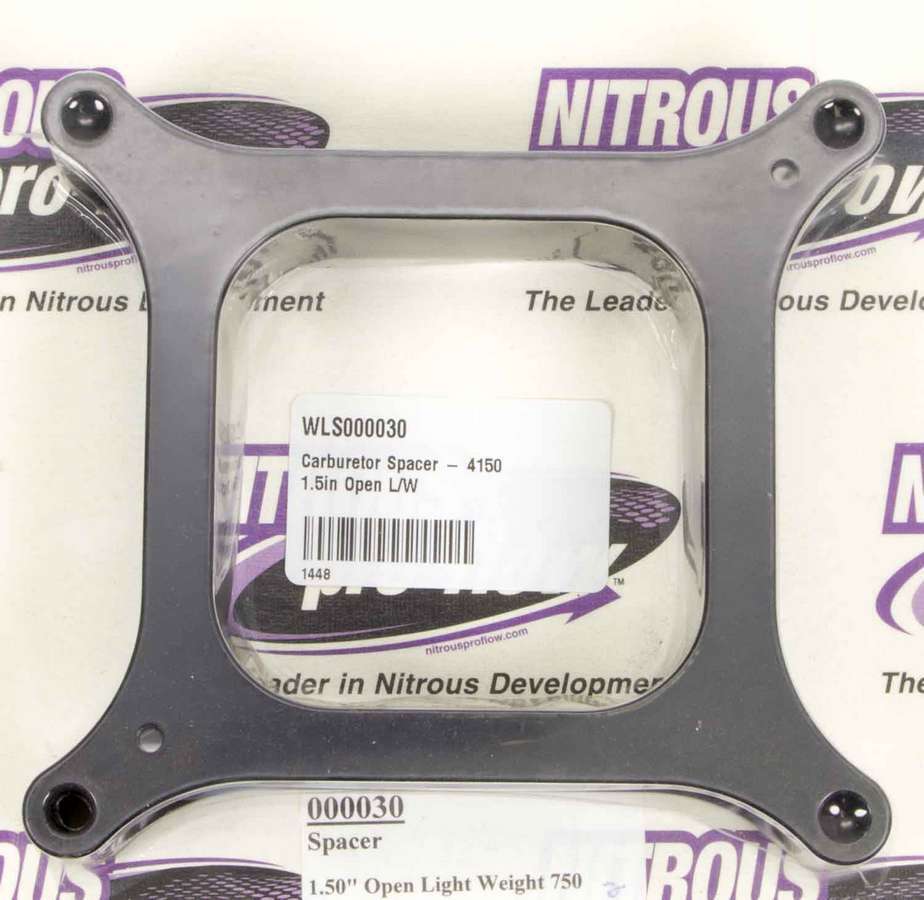 Wilson Manifolds WLS000030 Carburetor Spacer - 4150 1.5in Open L/W