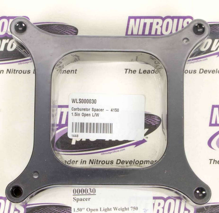 Wilson Manifolds WLS000030 Carburetor Spacer - 4150 1.5in Open L/W