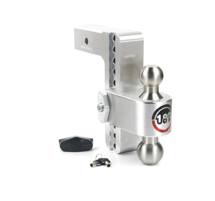 Weigh Safe WSFLTB8-2.5 Turnover Ball 8in Drop Hitch w/ 2.5in Shank