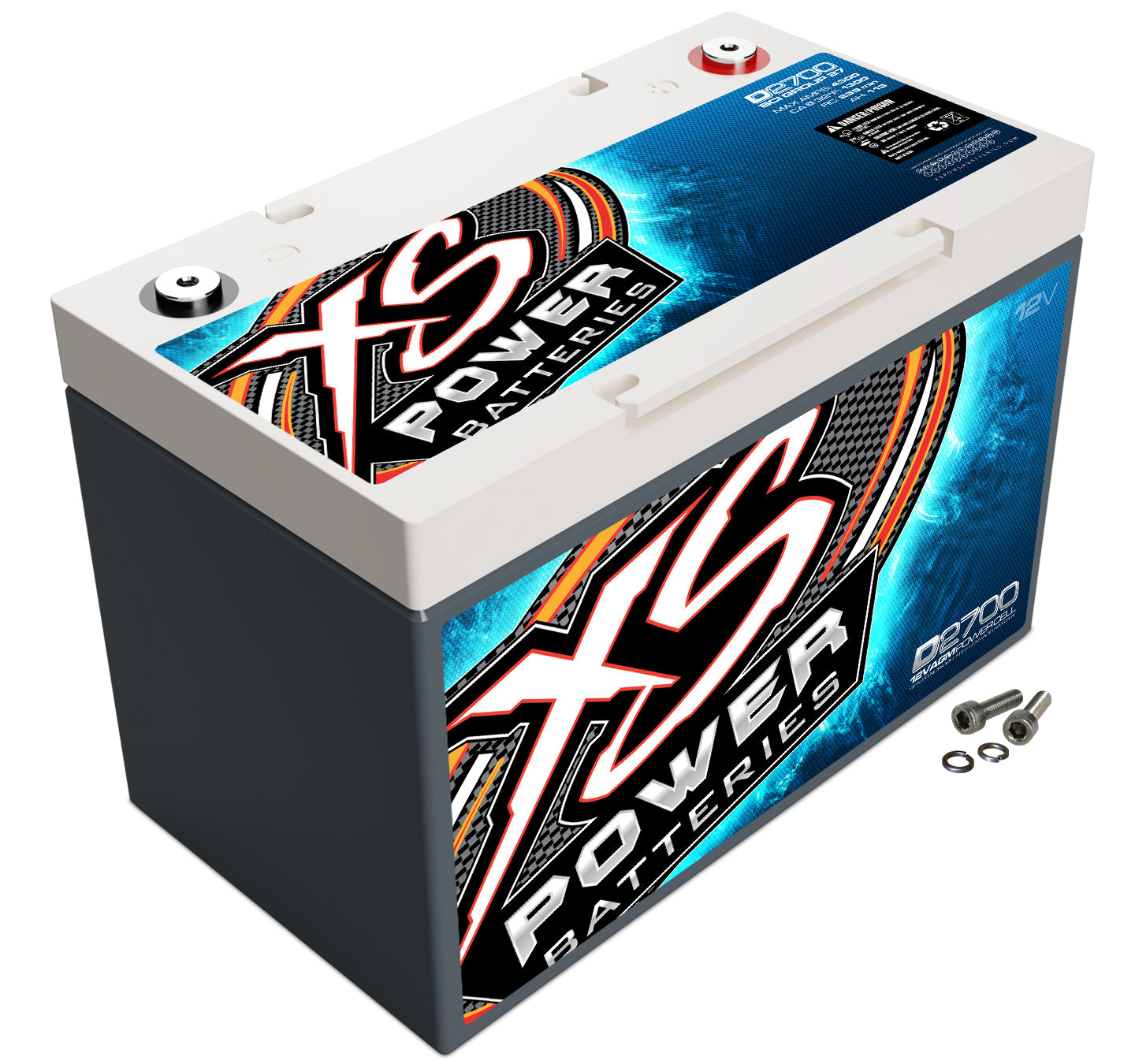 Xs Power Battery XSPD2700 XS Power AGM Battery 12 Volt 1300A CA