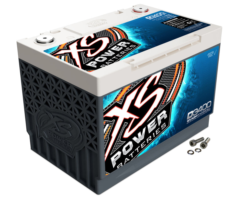Xs Power Battery XSPD3400 XS Power AGM Battery 12 Volt 1000A CA