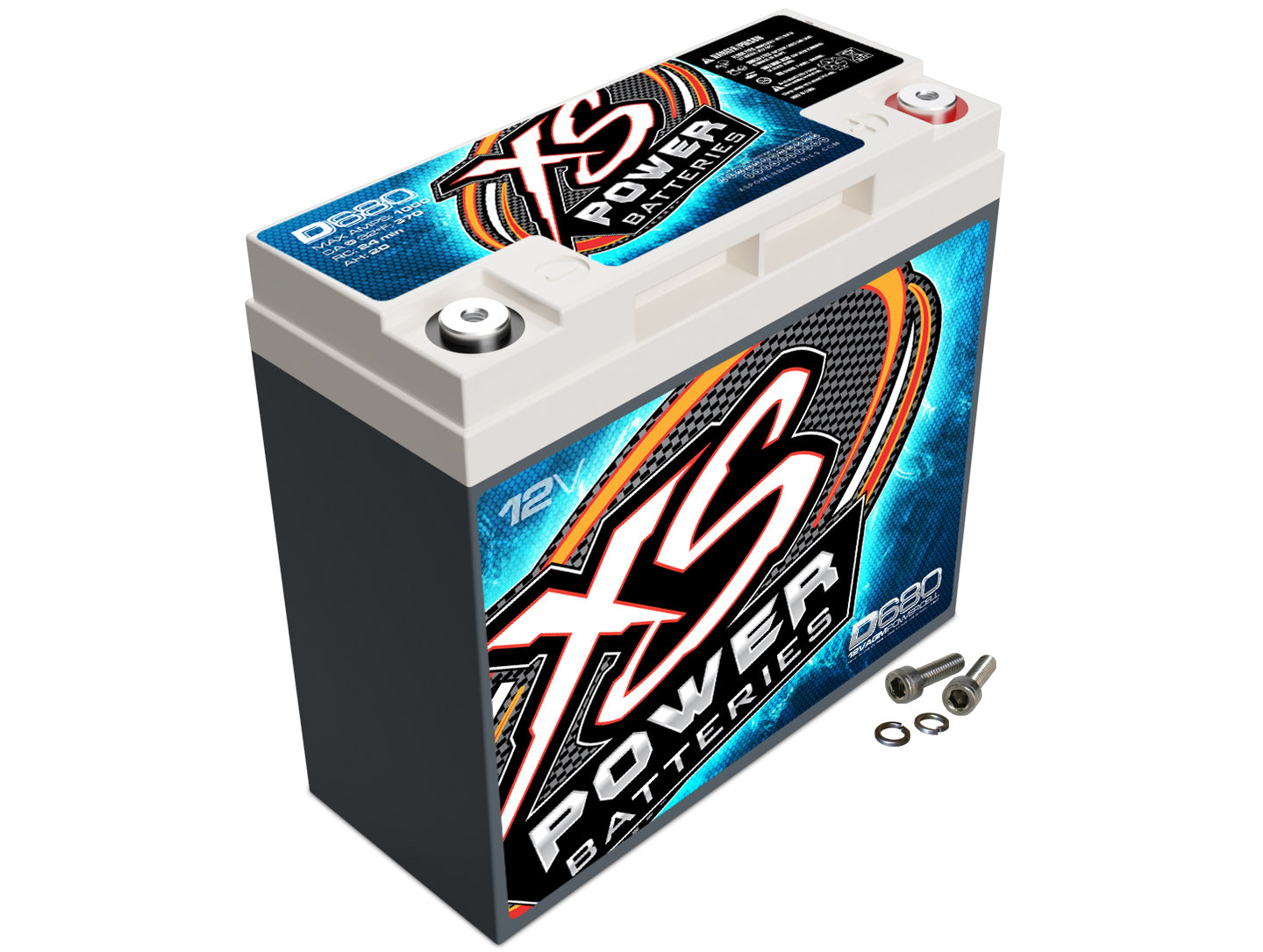 Xs Power Battery XSPD680 XS Power AGM Battery 12 Volt 370A CA