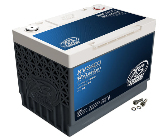 Xs Power Battery XSPXV3400 Lithium Titan8 XV Series 12 Volt Battery 1000 CA