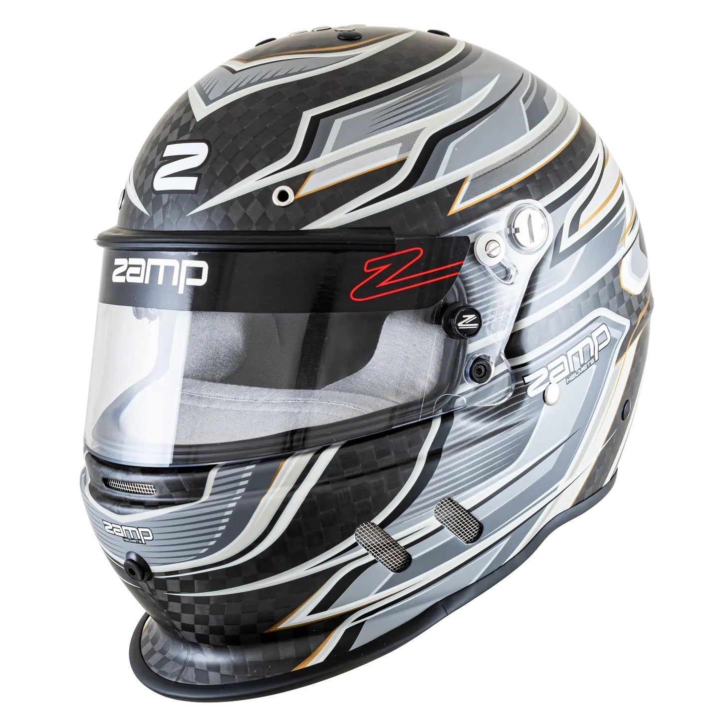 Zamp ZAMH781C15L Helmet RZ-67D Large Carbon Flo Gray SA2025