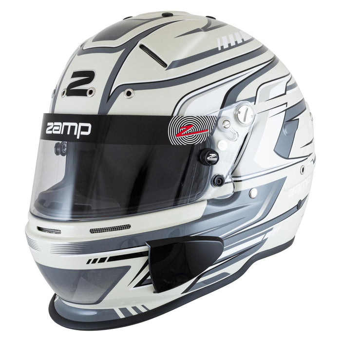 Zamp ZAMH793C01M Helmet RZ-70S Graphic Medium Grey SA2025