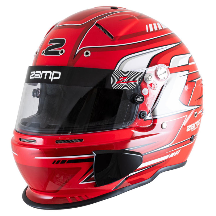 Zamp ZAMH793C02L Helmet RZ-70S Graphic Large Red SA2025