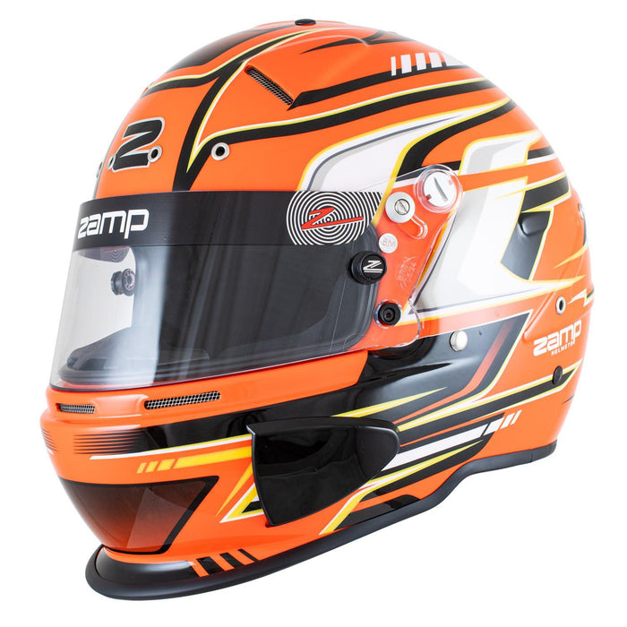 Zamp ZAMH793C08XL Helmet RZ-70S Graphic X-Large Orange SA2025