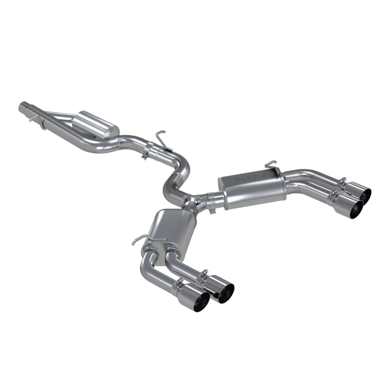 MBRP S4601304 15-18 Audi S3 304SS 3in Quad Split Rear Exit C/B System