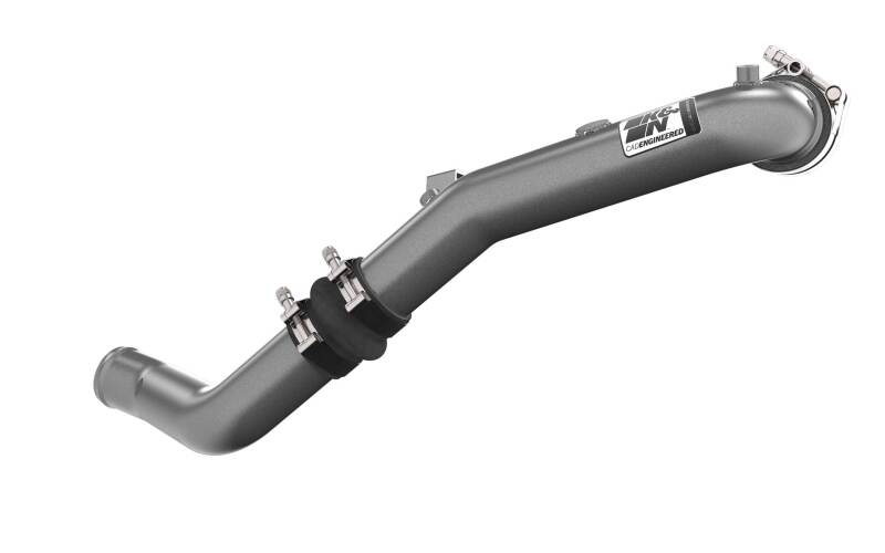 K&N Engineering 77-1022KC K&N 22-24 Honda Civic 1.5L L4 Aluminum Charge Pipe Kit - Gunmetal Gray