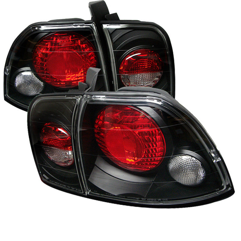 SPYDER 5004215 Spyder Honda Accord 96-97 Euro Style Tail Lights Black ALT-YD-HA96-BK