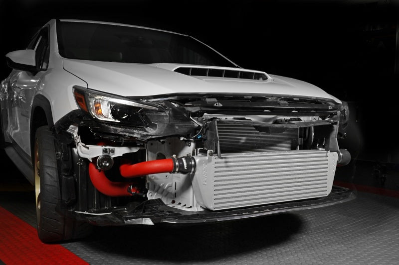 Perrin Performance PSP-ITR-441SL/RD PERRIN 22-25 Subaru WRX Front Mount Intercooler Kit (Red Tubes & Silver Core)