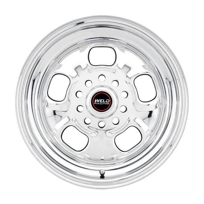 Weld 93-510350 Rodlite 15x10 / 5x4.5 & 5x4.75 BP / 5.5in. BS Polished Wheel - Non-Beadlock