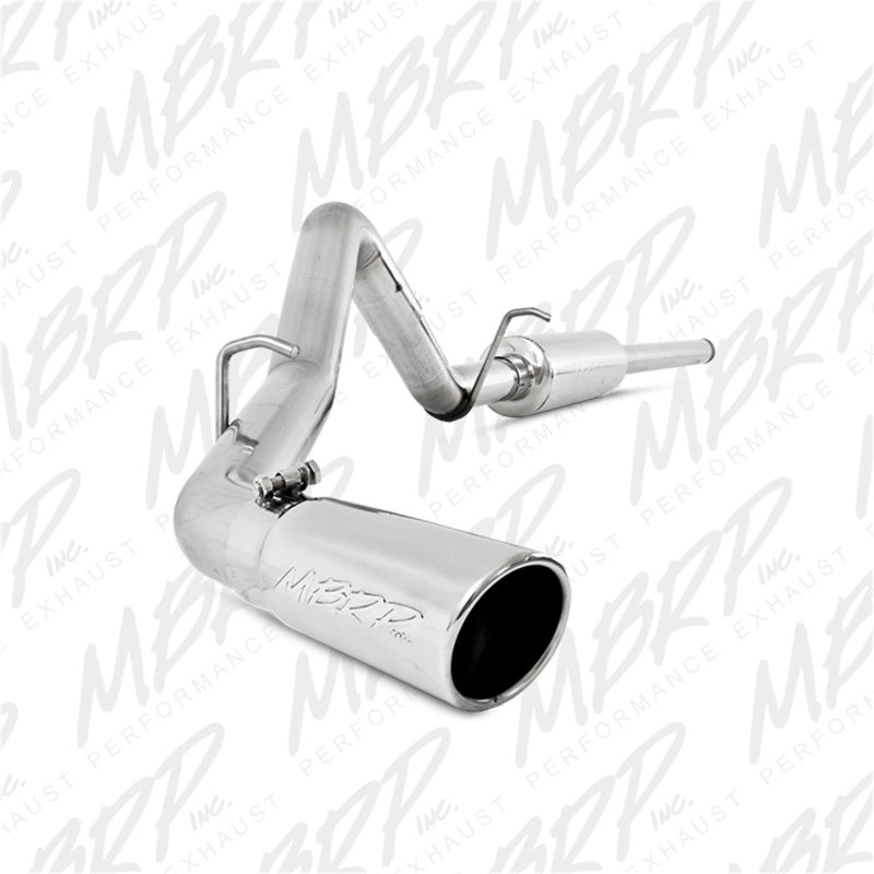 MBRP S5080409 14 Chevy/GMC 1500 Silverado/Sierra 4.3L V6/5.3L V8 Single Side Exit T409 3in Cat Back Exhaust