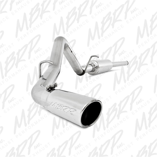 MBRP S5080409 14 Chevy/GMC 1500 Silverado/Sierra 4.3L V6/5.3L V8 Single Side Exit T409 3in Cat Back Exhaust