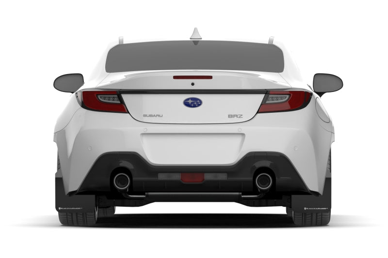 Rally Armor MF99-UR-BLK-WH 22-25 Subaru BRZ / Toyota GR86 Black UR Mud Flap w/White Logo