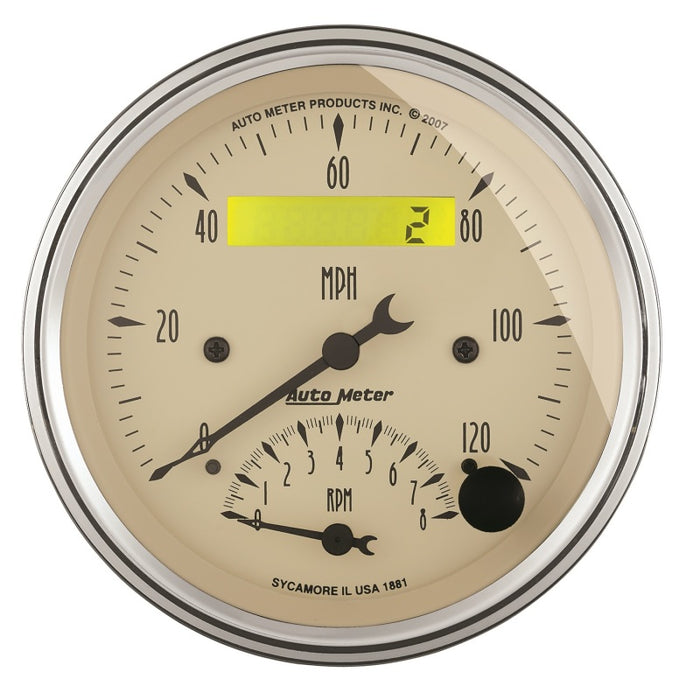 Autometer ATM1820 3-3/8in A/B Quad/Speedo/Tach Combo