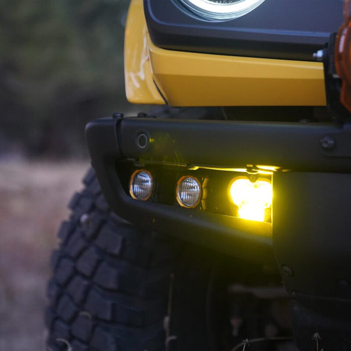 KC HiLiTES 97168 2021+ Ford Bronco FLEX ERA 3 Dual Mode SAE Fog Light Pocket Kit