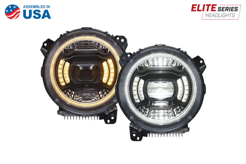Diode Dynamics DD5165 18-23 Jeep JL Wrangler Elite Max LED Headlamps